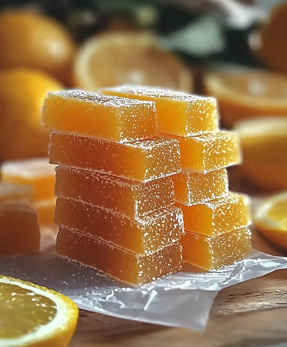Pâte de fruit orange citron