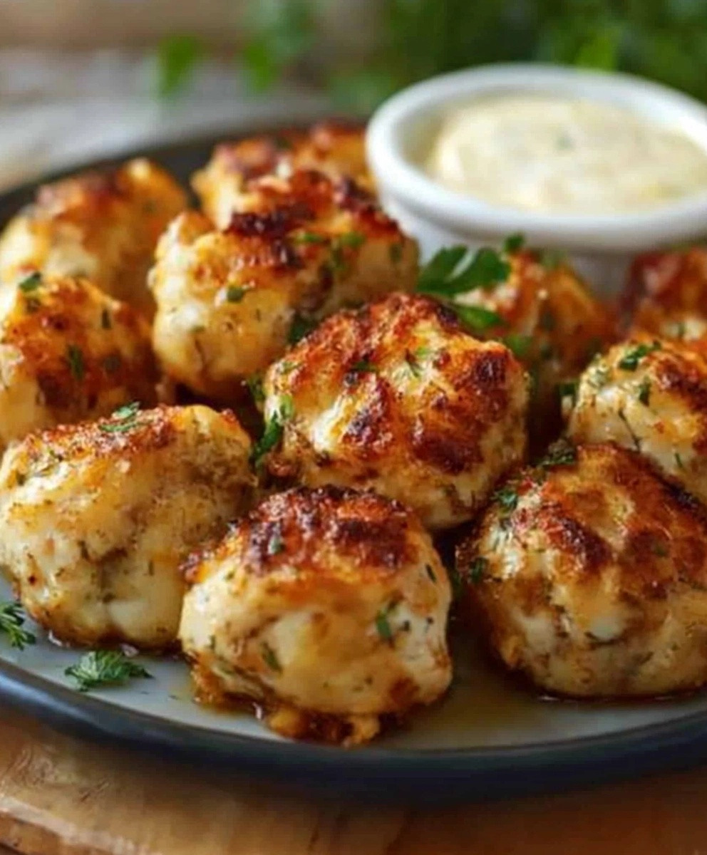 Accras de poulet frits
