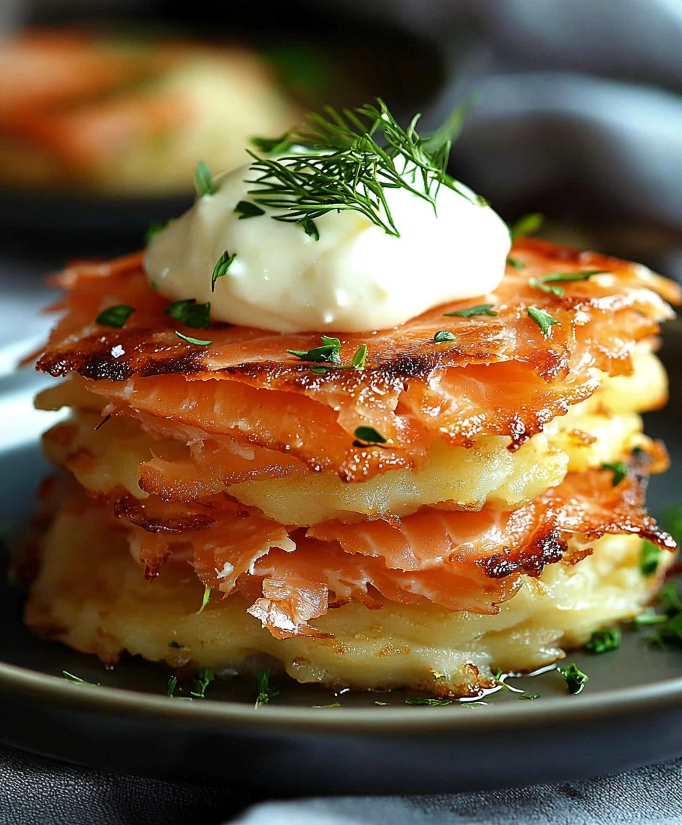 Röstis au saumon fumé