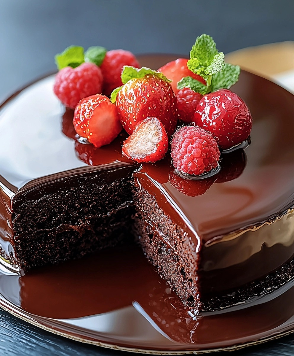 Glaçage Miroir Chocolat