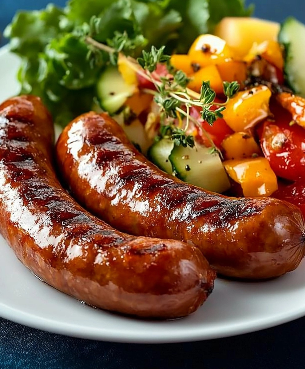 Préparation de saucisses maison