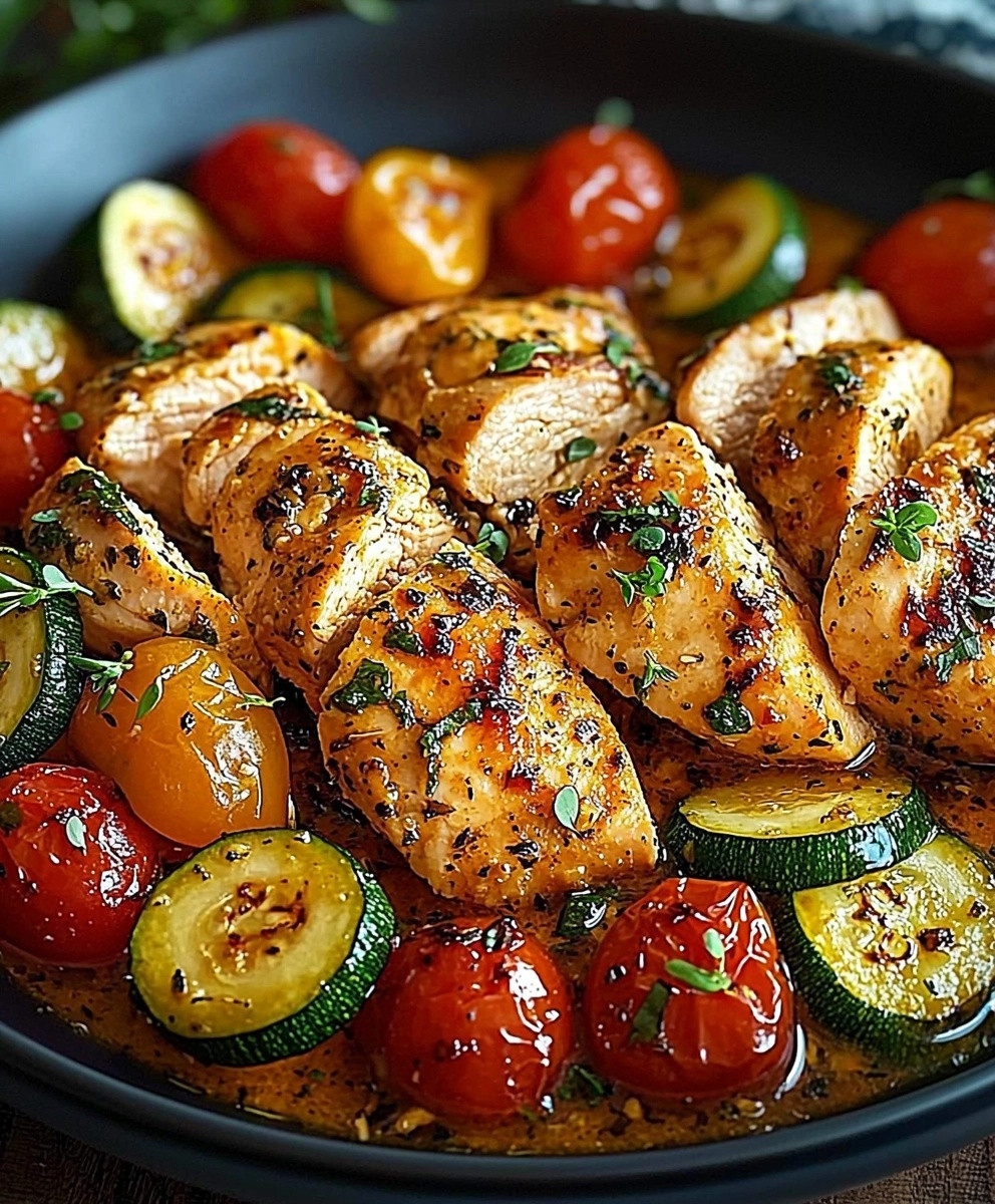 Émincé de poulet léger