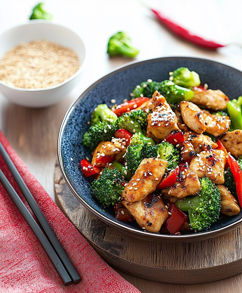 Sauté de poulet au brocoli