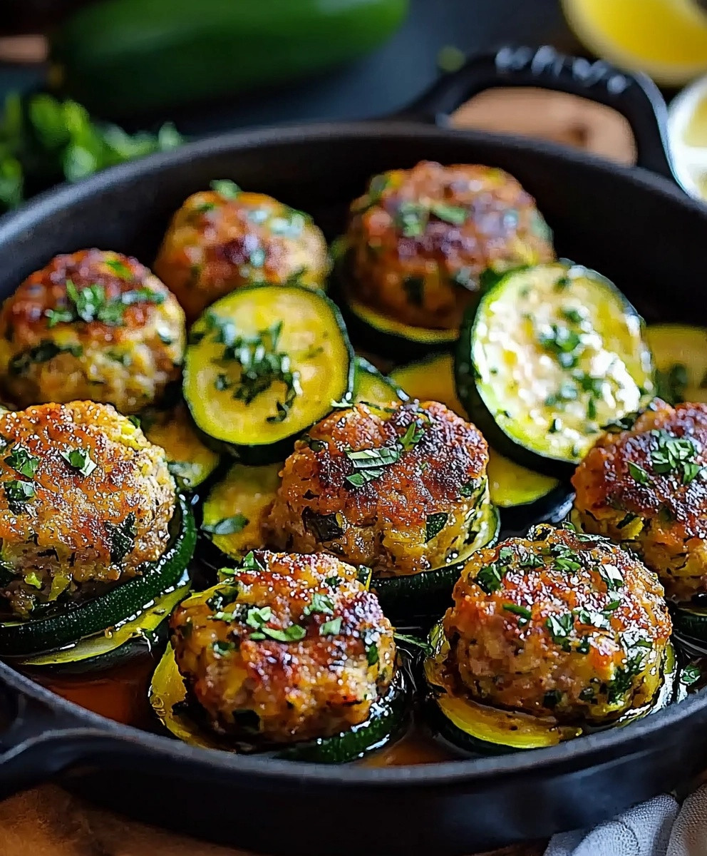 Boulettes de courgettes au four