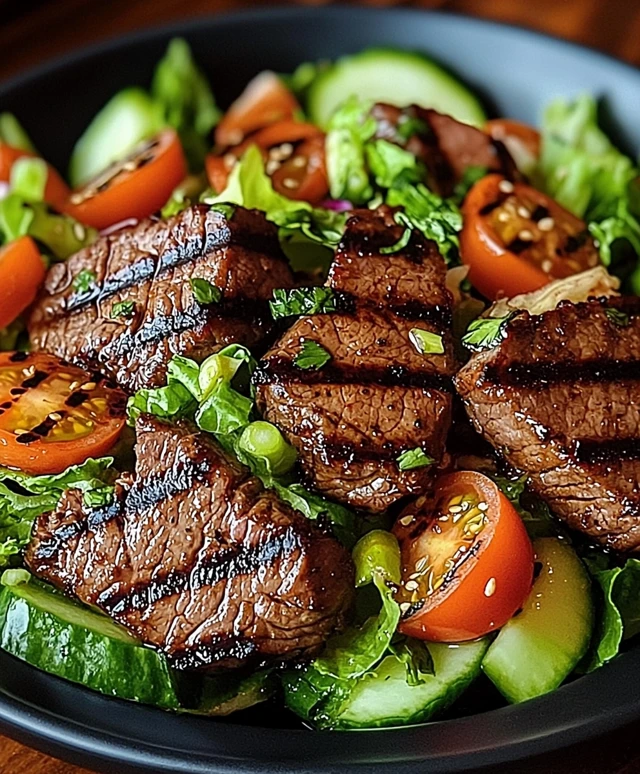 Salade de buf asiatique