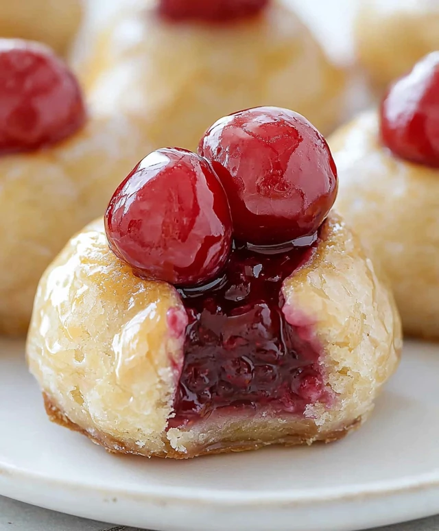 Tarte aux cerises bombes