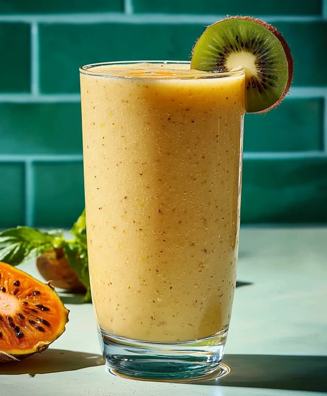 Smoothie tropical santé intestinale