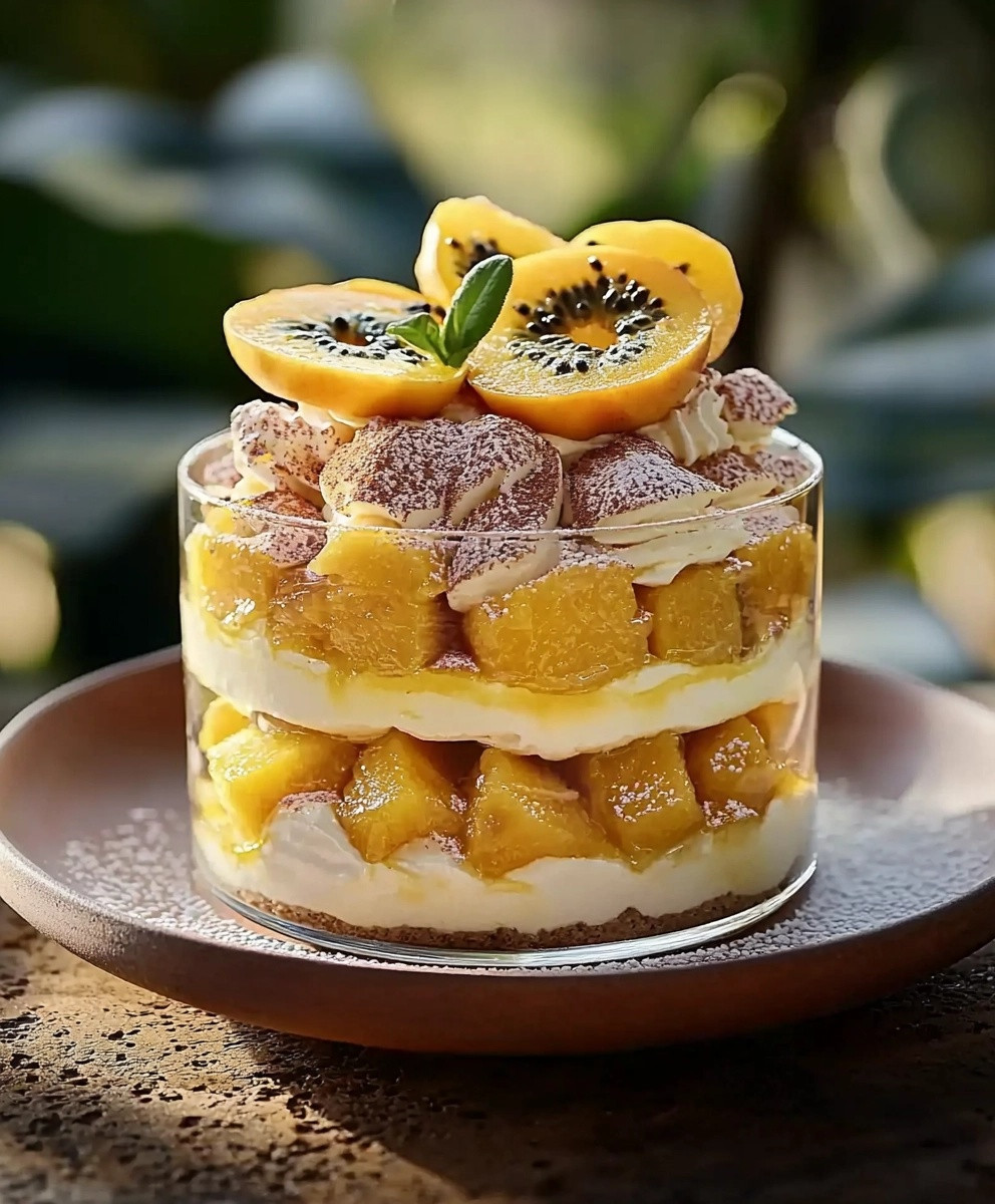 Tiramisu Mangue Passionfruit