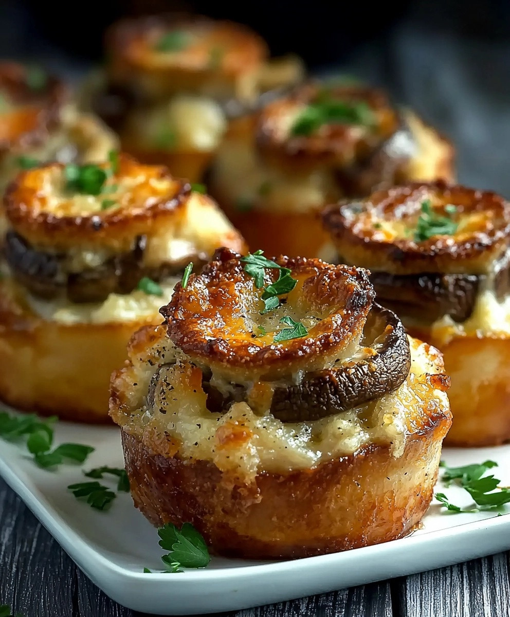 Bouchées croustillantes champignons