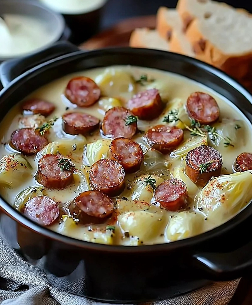 Fondue d'Endives aux Saucisses