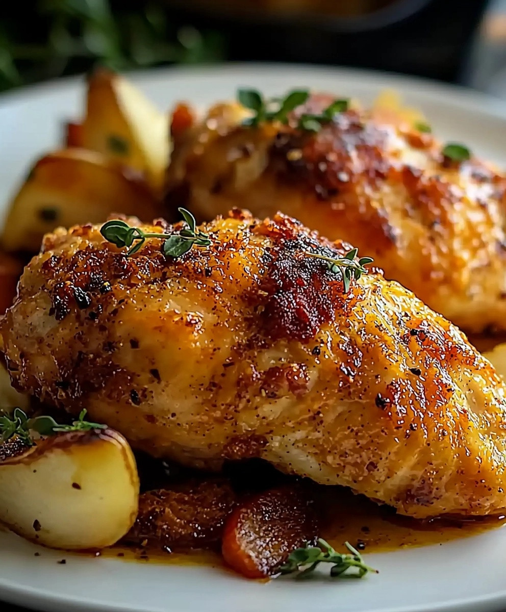 Poulet Croustillant au Four