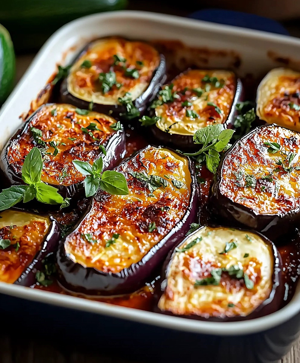 Aubergines et courgettes rôties