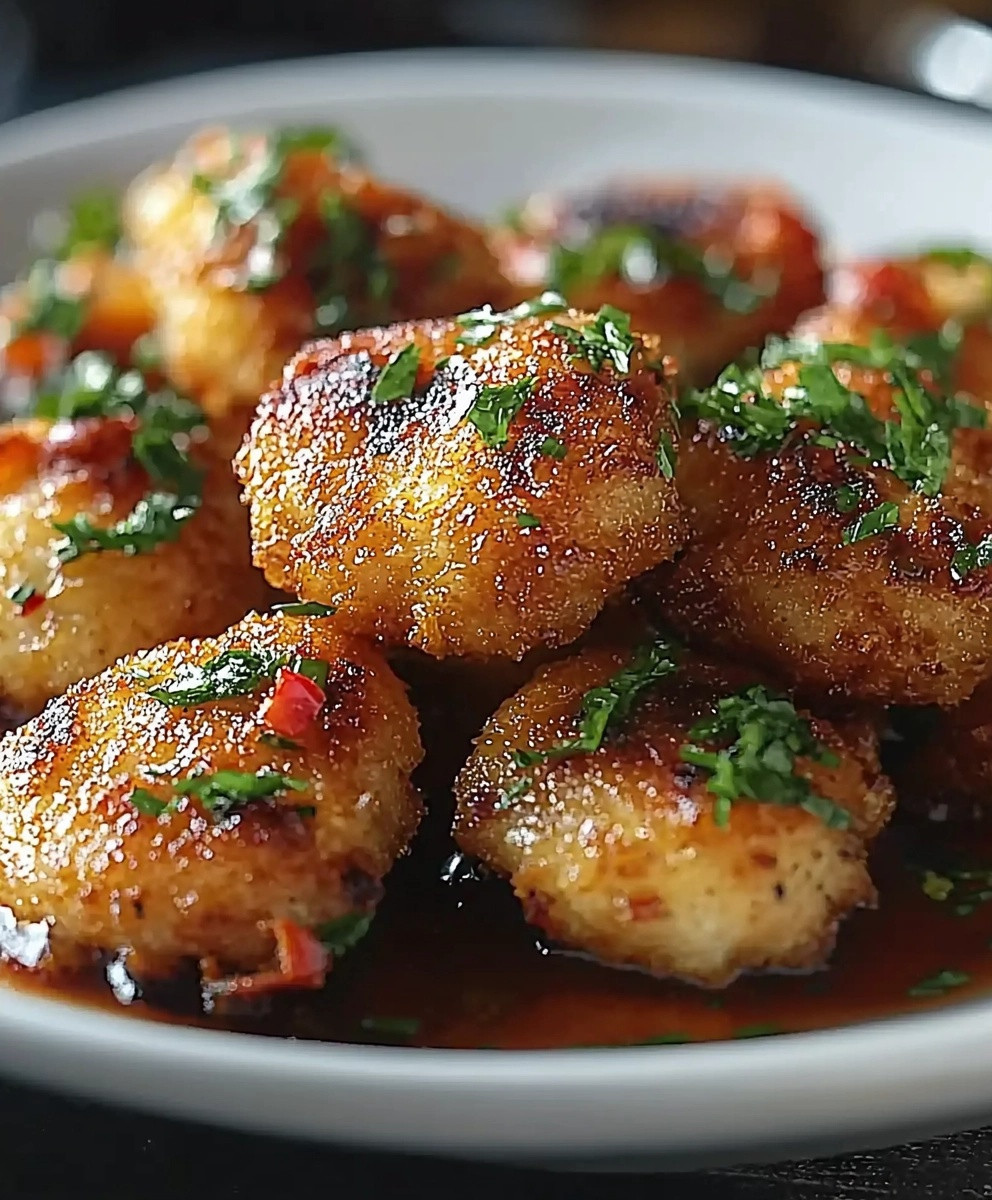Accras de poulet croustillants
