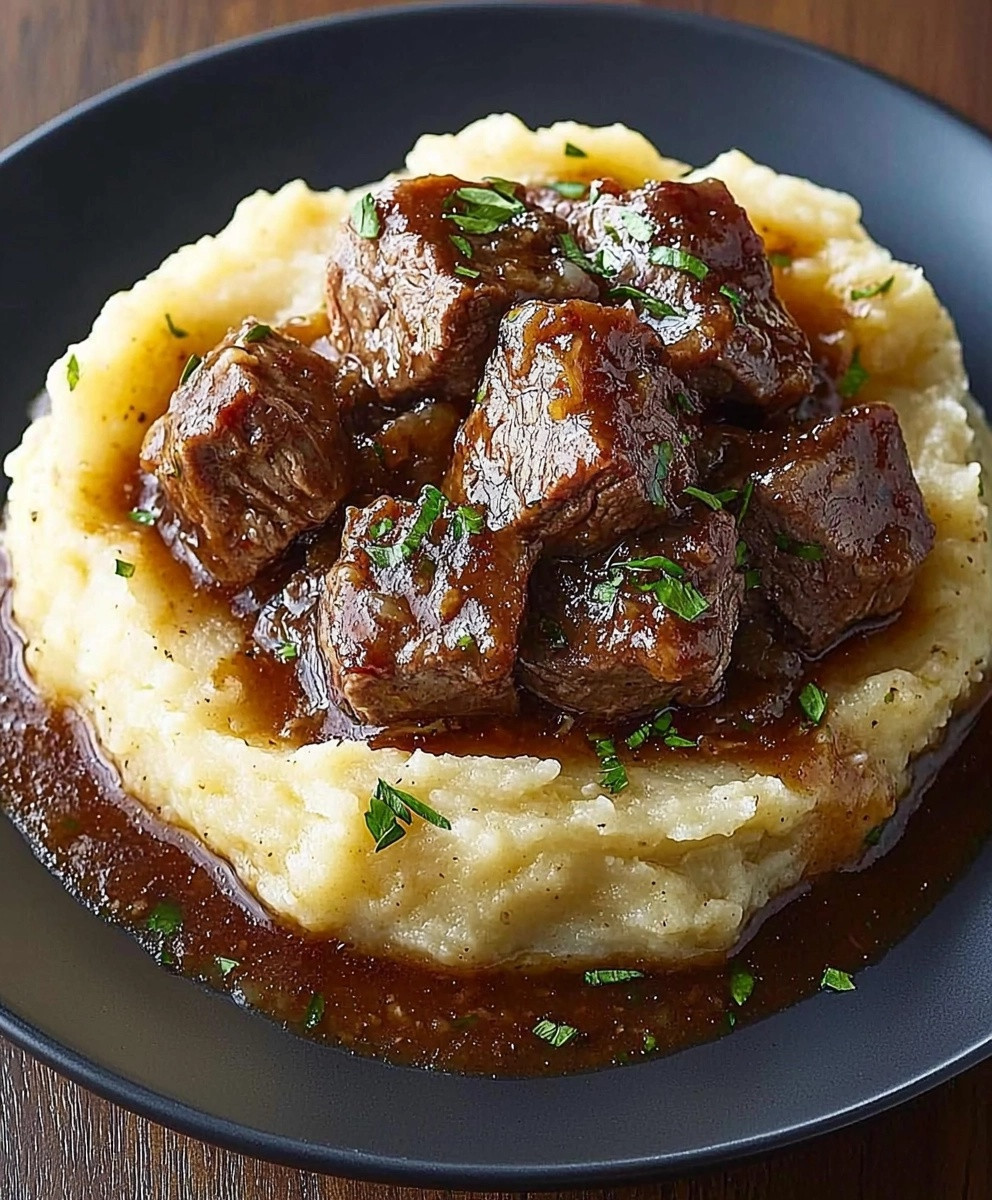 Buf braisé en sauce