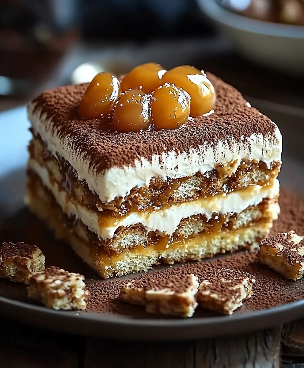 Tiramisu caramel beurre salé