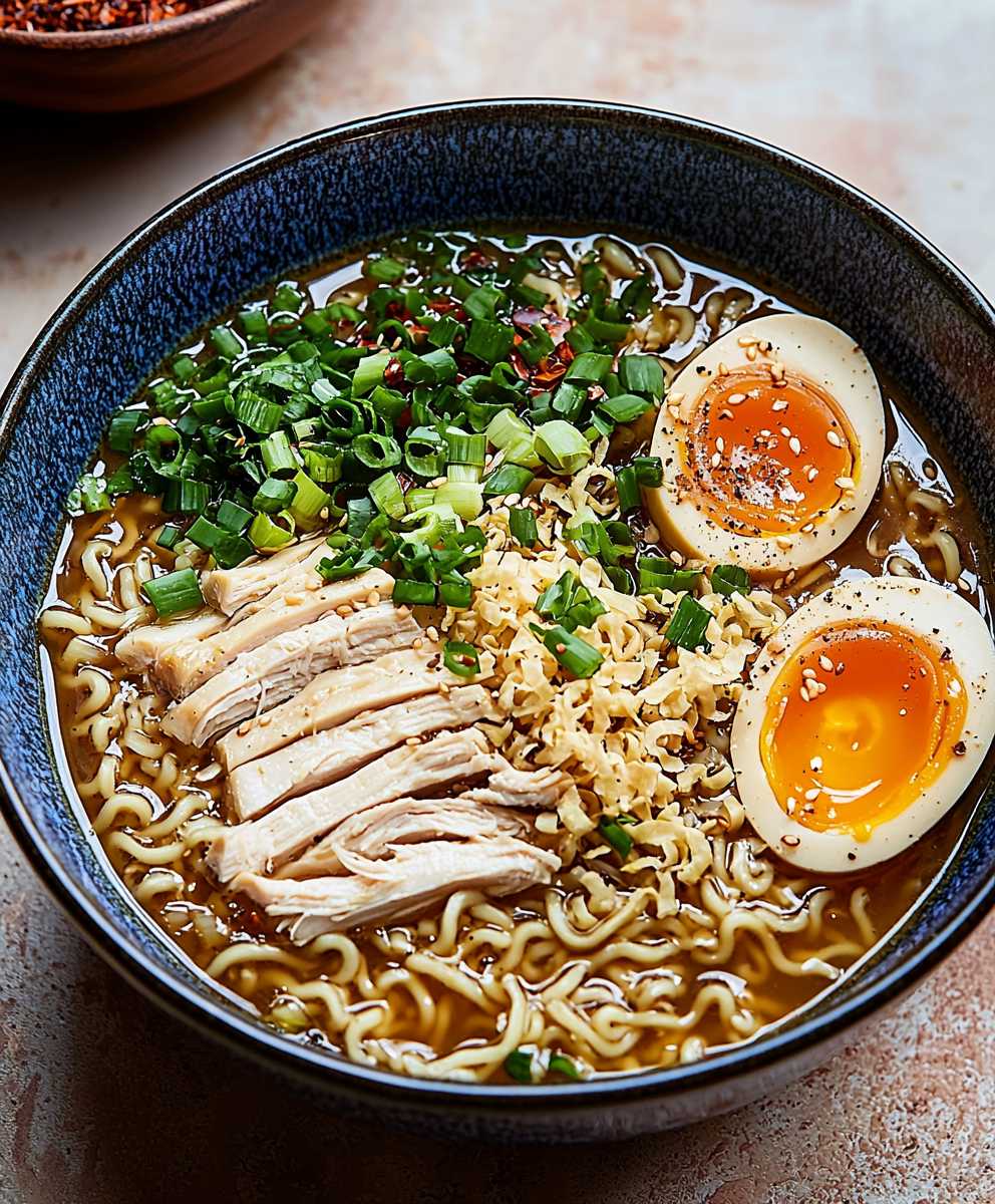 Ramen au poulet facile