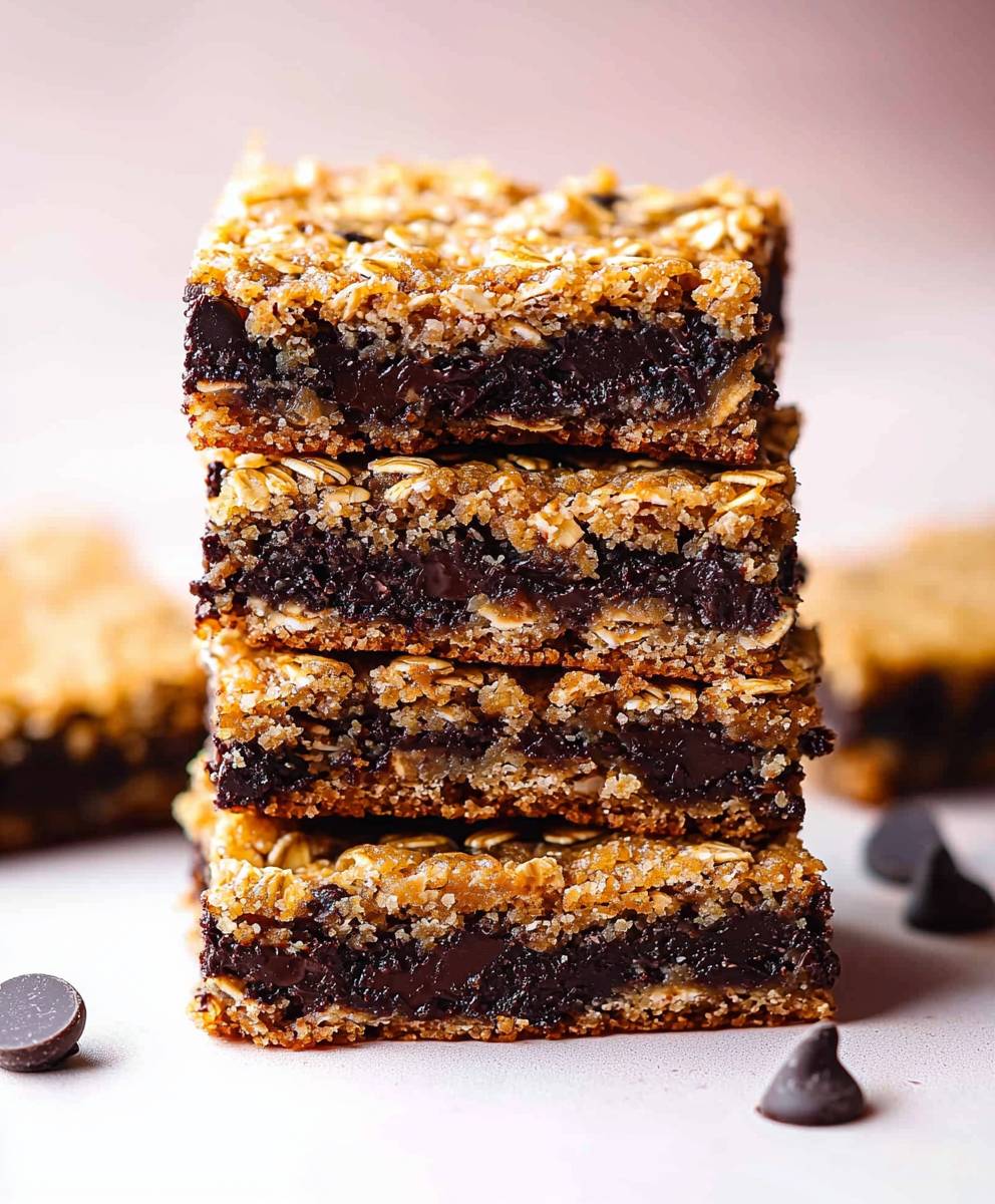 Barres d'avoine chocolat