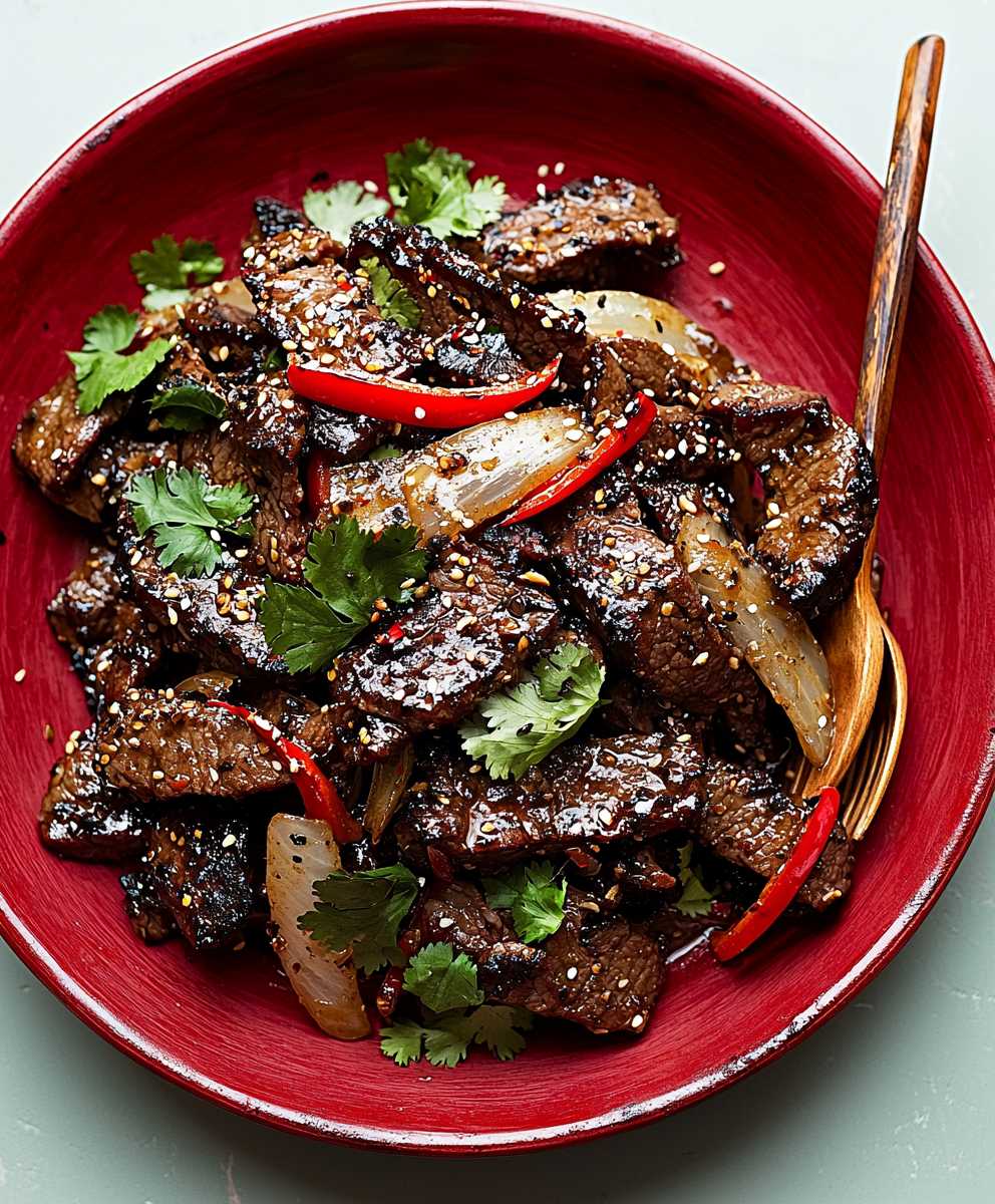 Sauté buf cumin