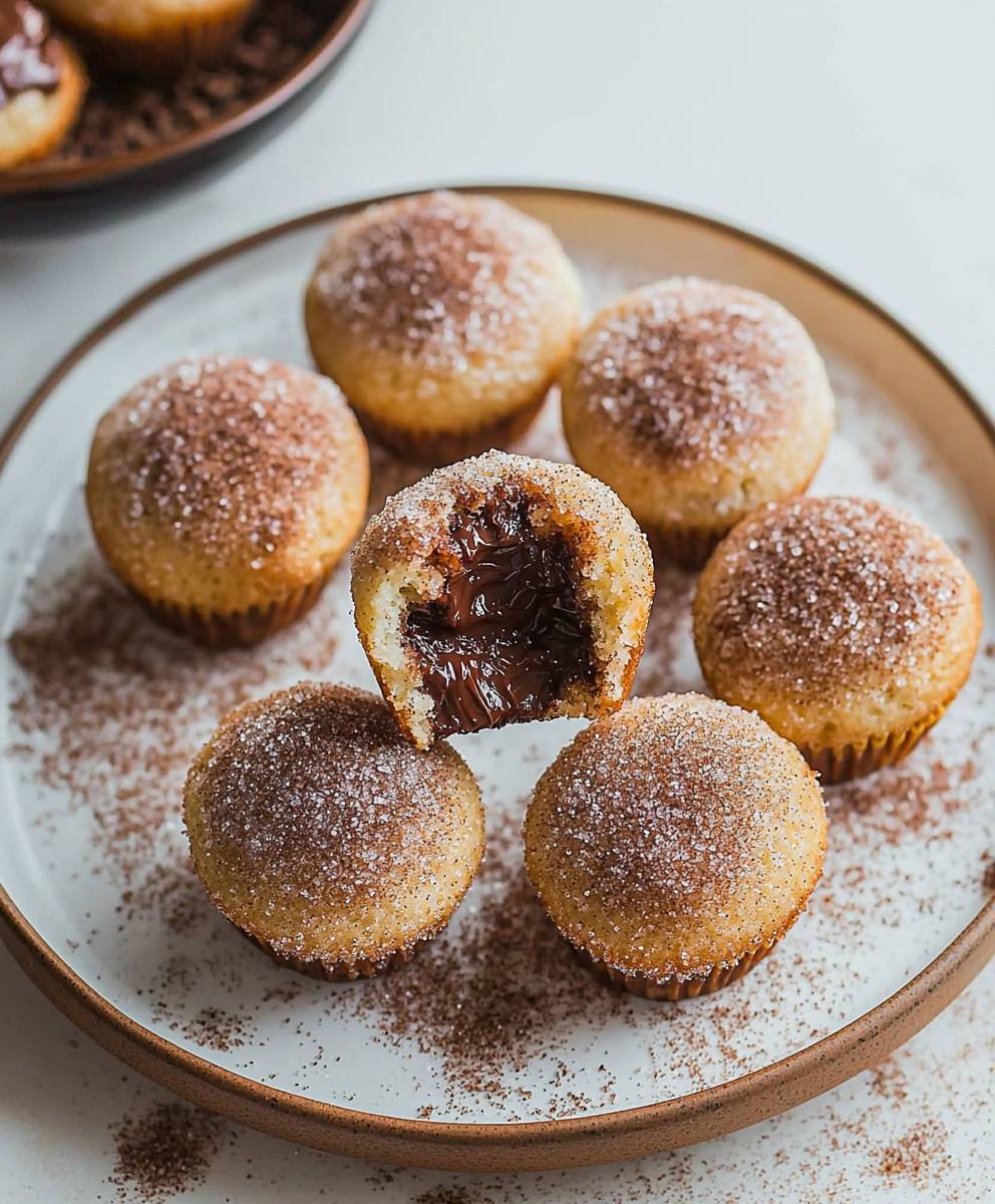 Muffins sucre cannelle Nutella