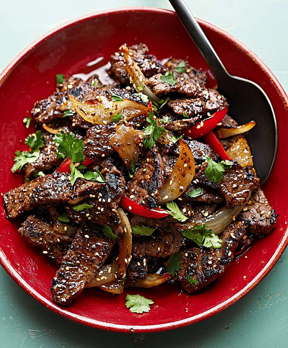Sauté buf cumin