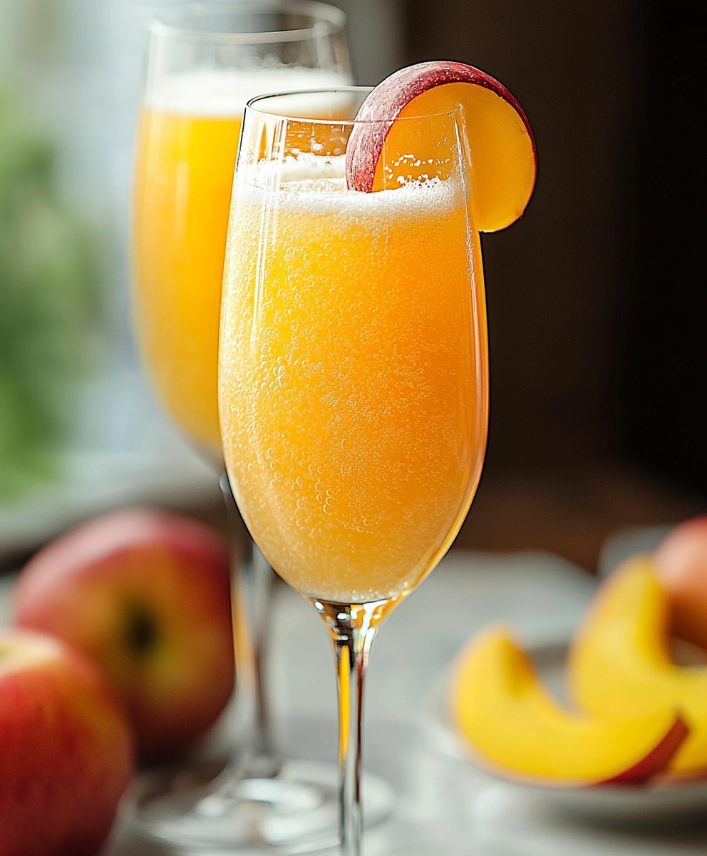 Cocktail Bellini facile
