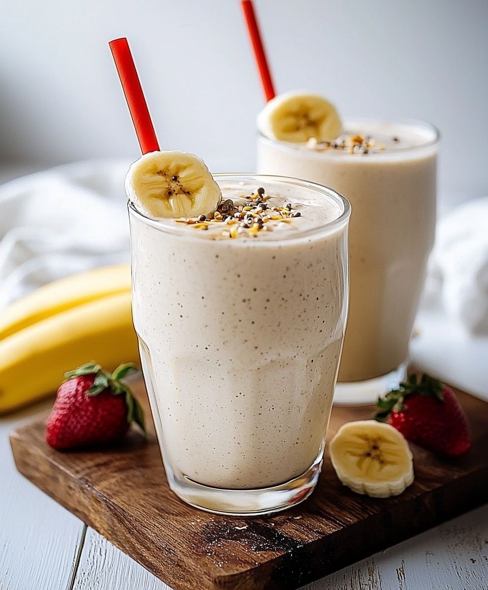 Shake protéiné banane