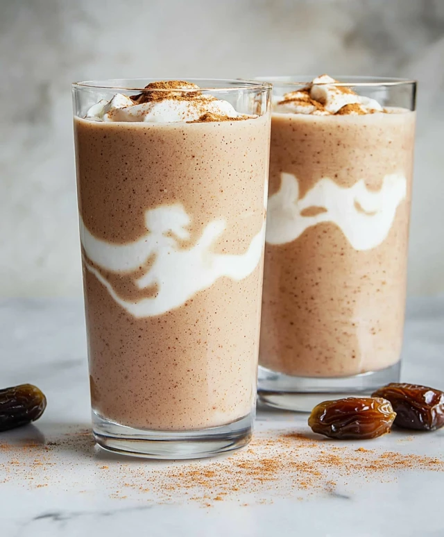 Smoothie cannelle dattes