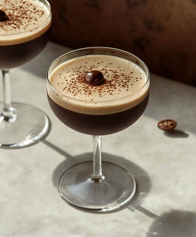 Martini expresso cocktail