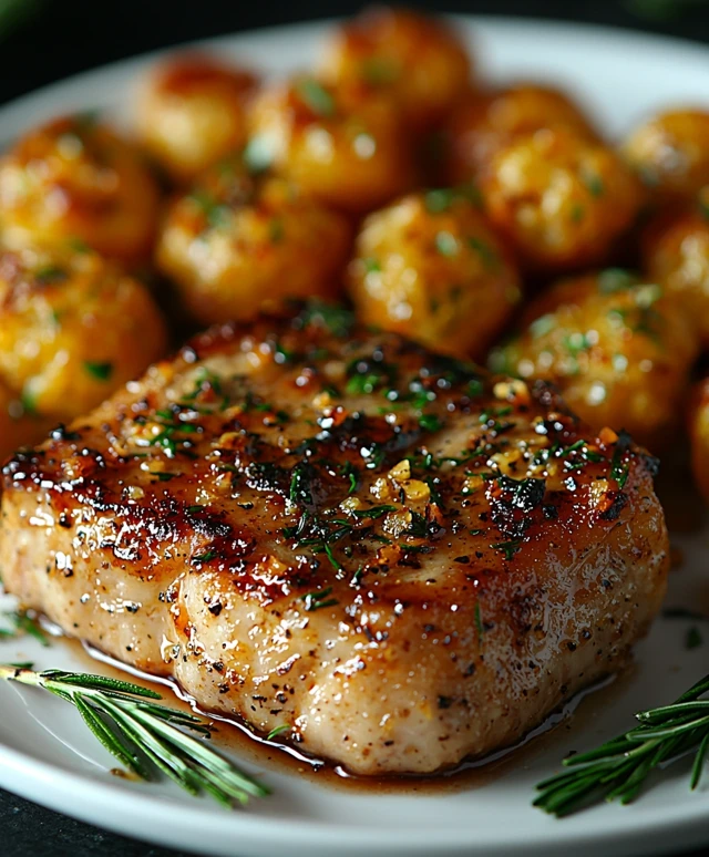 Côtelettes de porc au citron