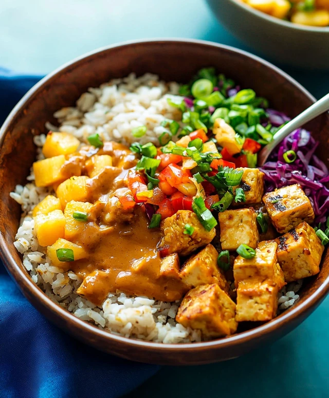 Bols de burritos mangue tofu