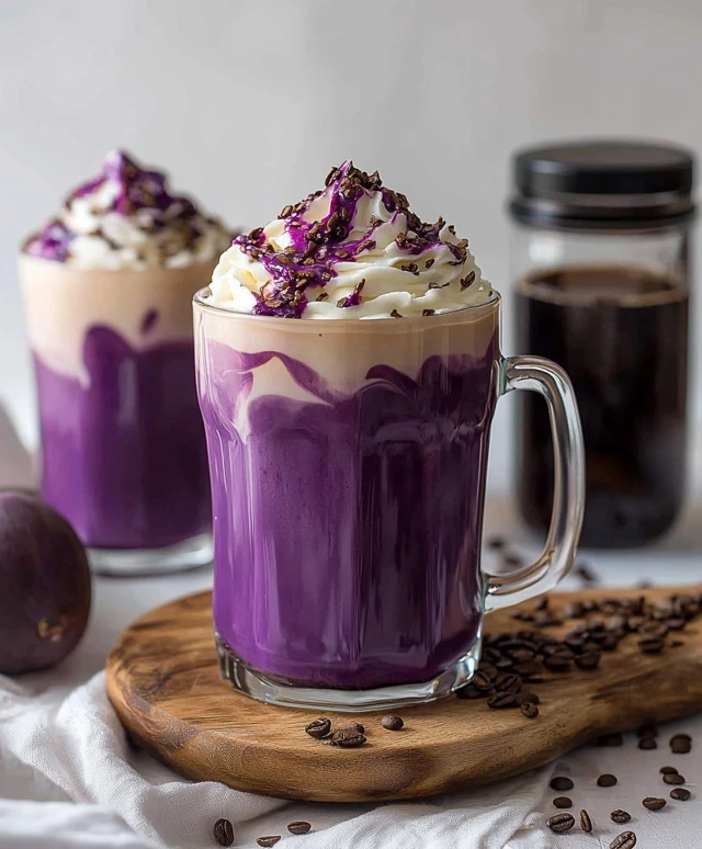 Café à l'igname violette