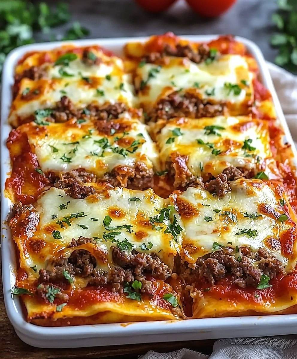 Casserole de pizza au fromage