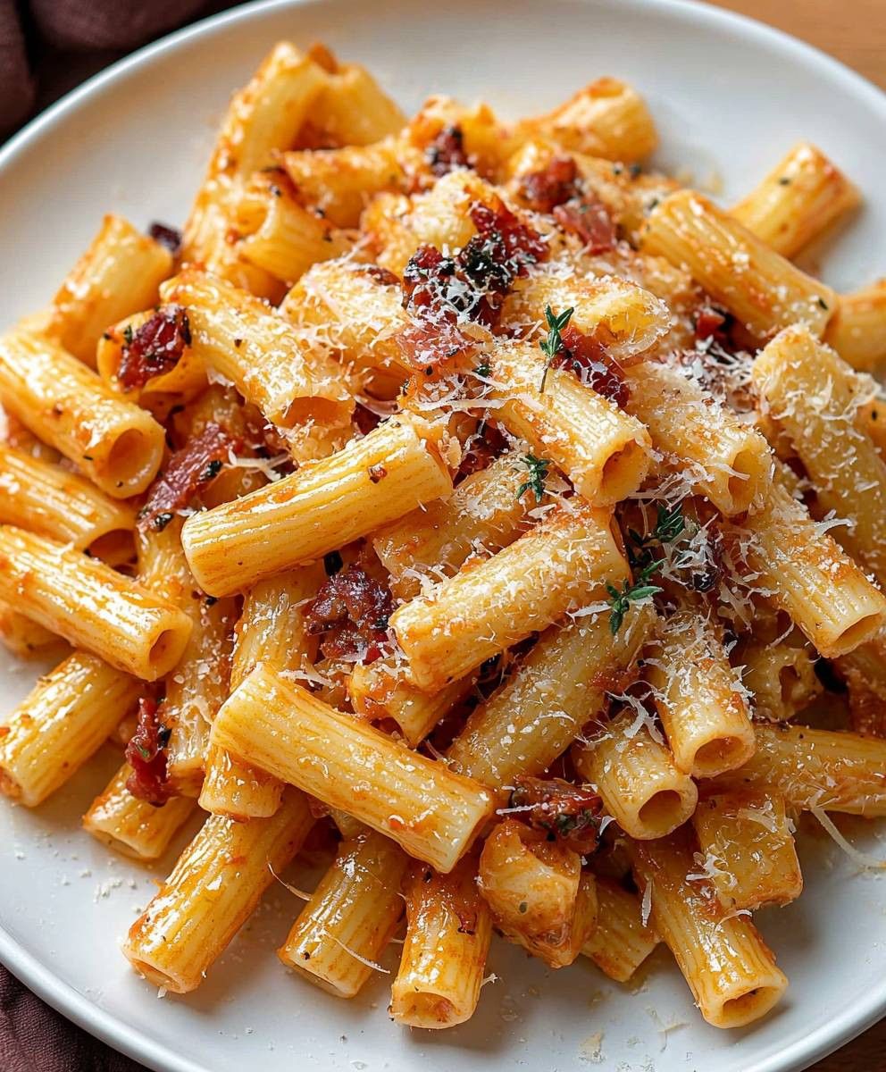 Rigatoni alla Gricia facile