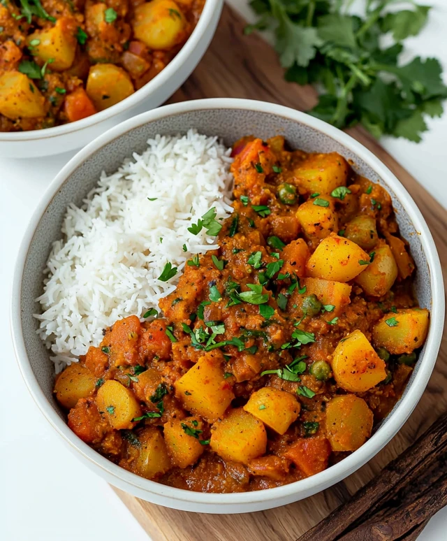 Curry de pommes de terre