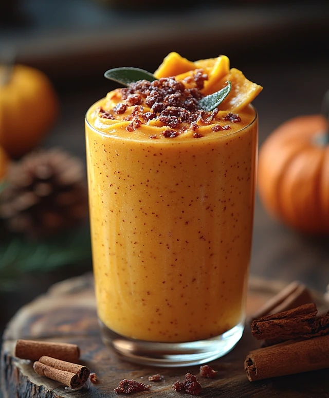 Smoothie tarte à la citrouille