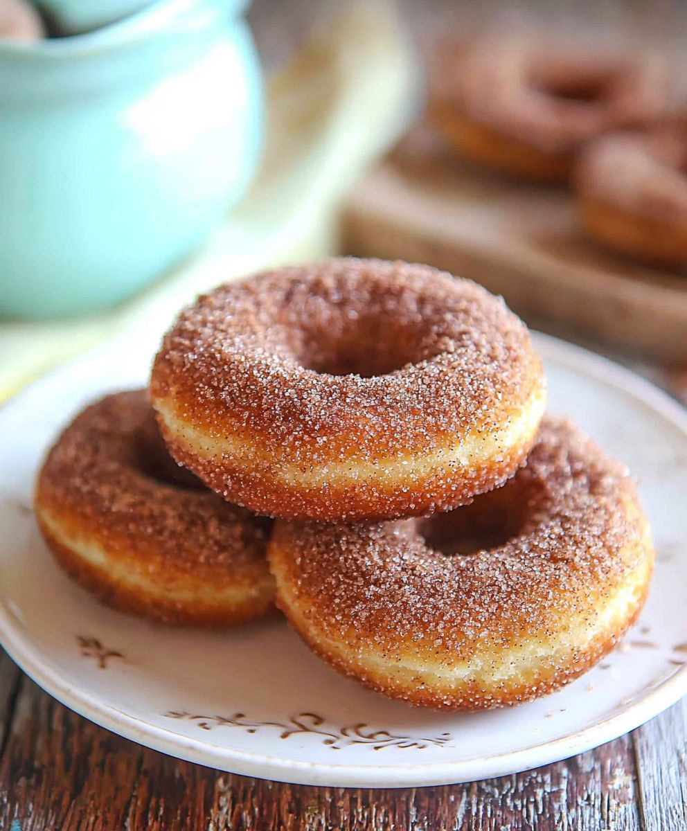 Beignets végétaliens à la cannelle