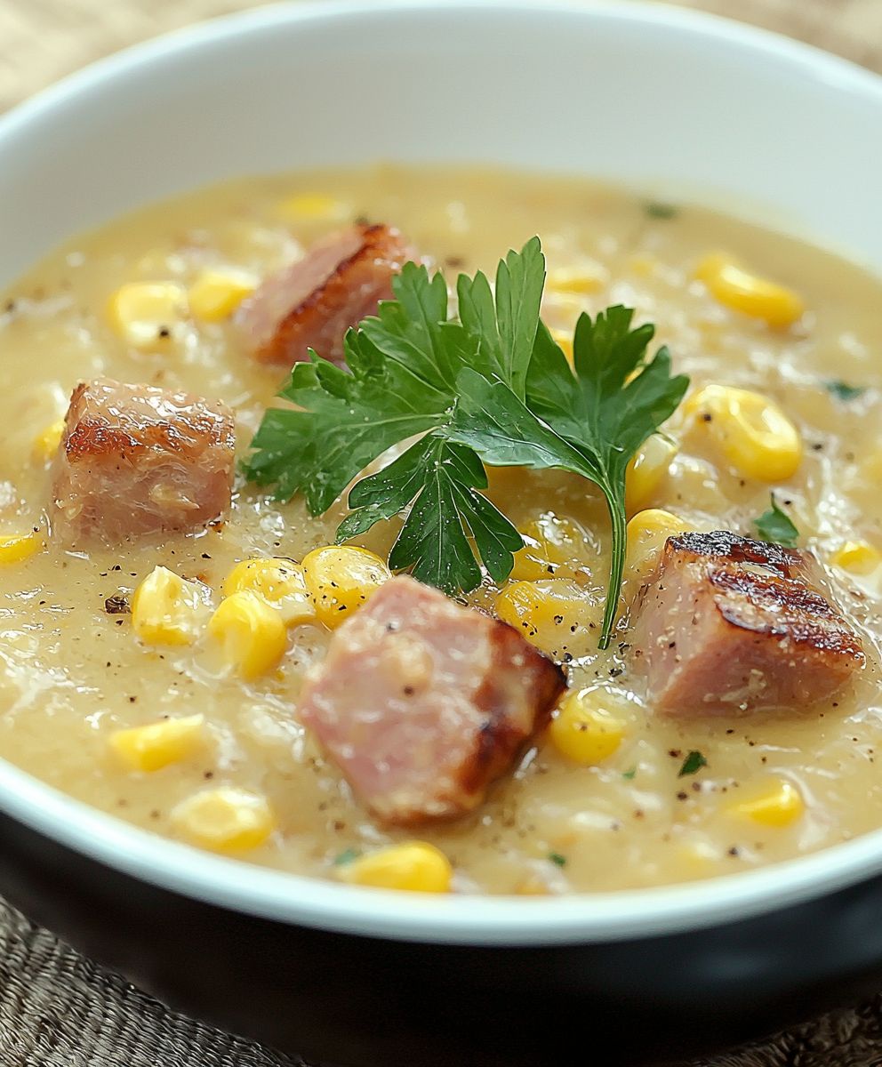 Porc crémeux au maïs