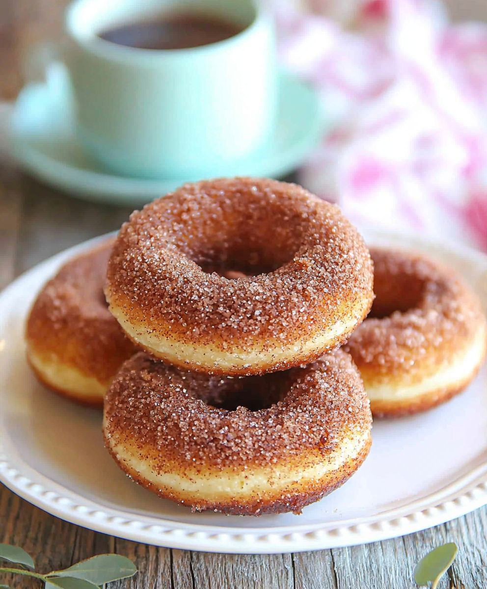 Beignets végétaliens à la cannelle